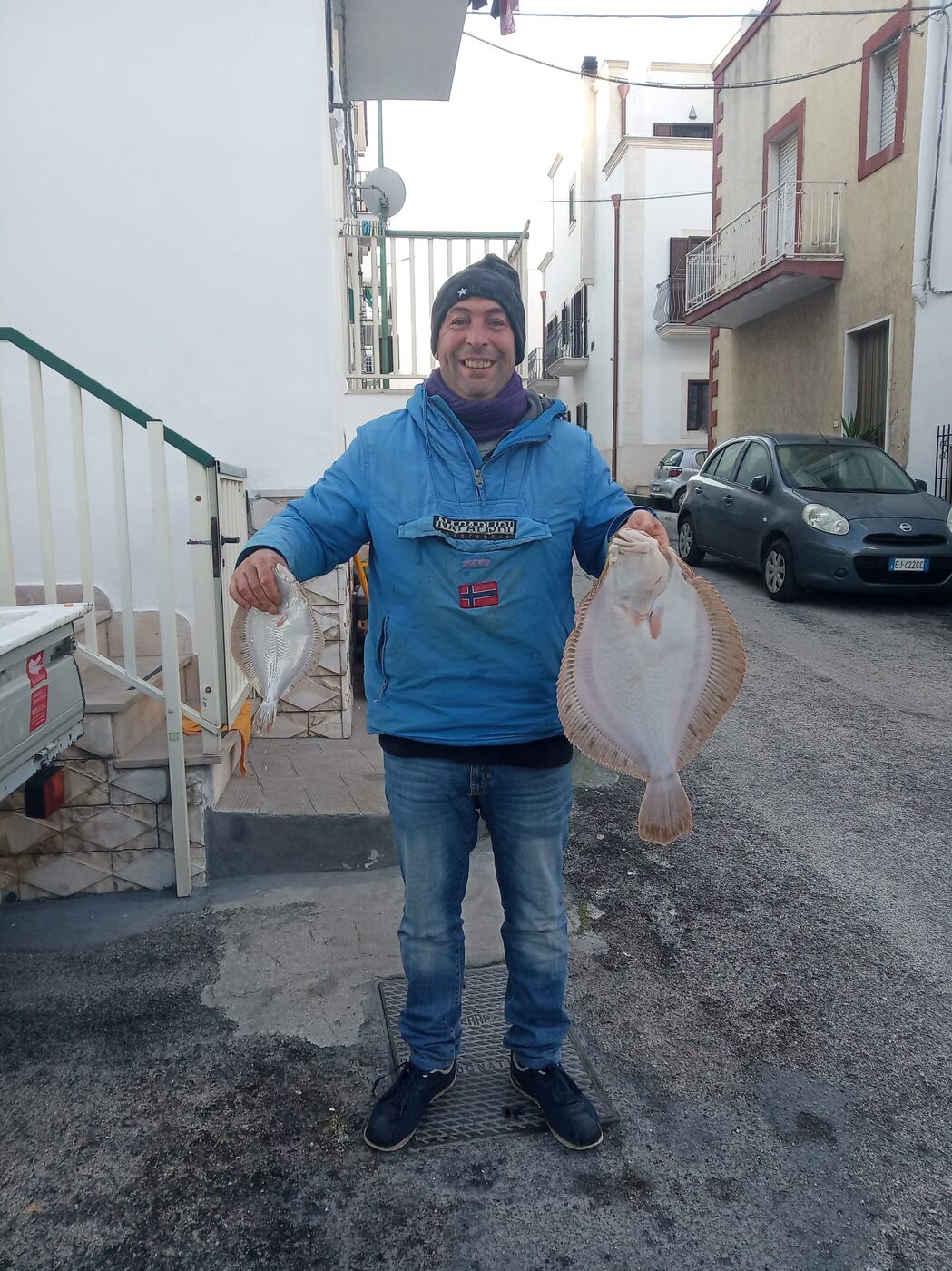 Il pescato tra le vie di Peschici